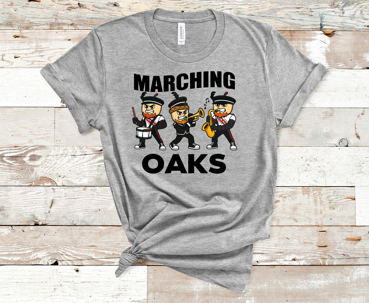 Marching Band Oaks Archie Mascot - Youth & Toddler - Gray Only