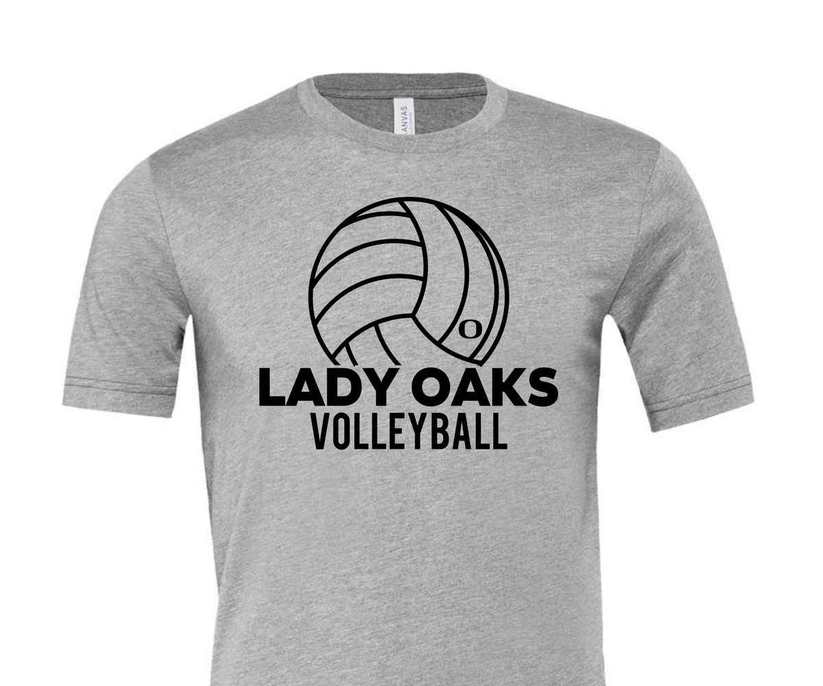 Lady Oaks Volleyball Tee
