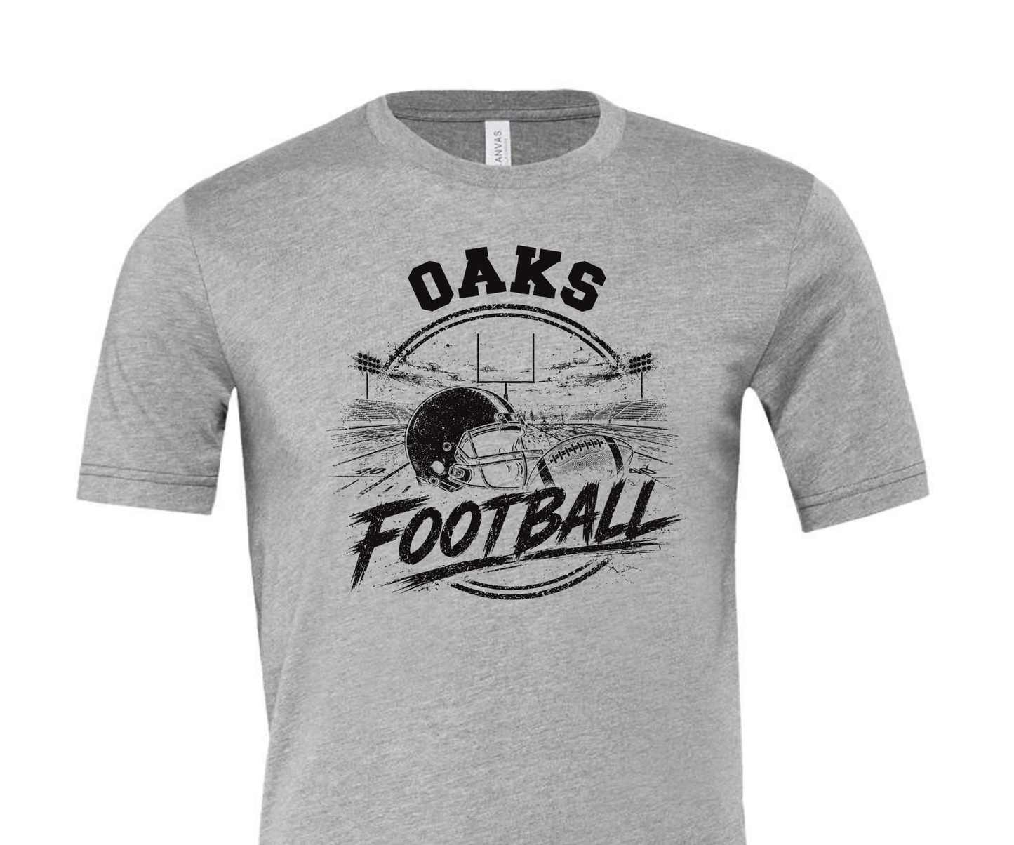 Oaks Vintage Football Tee