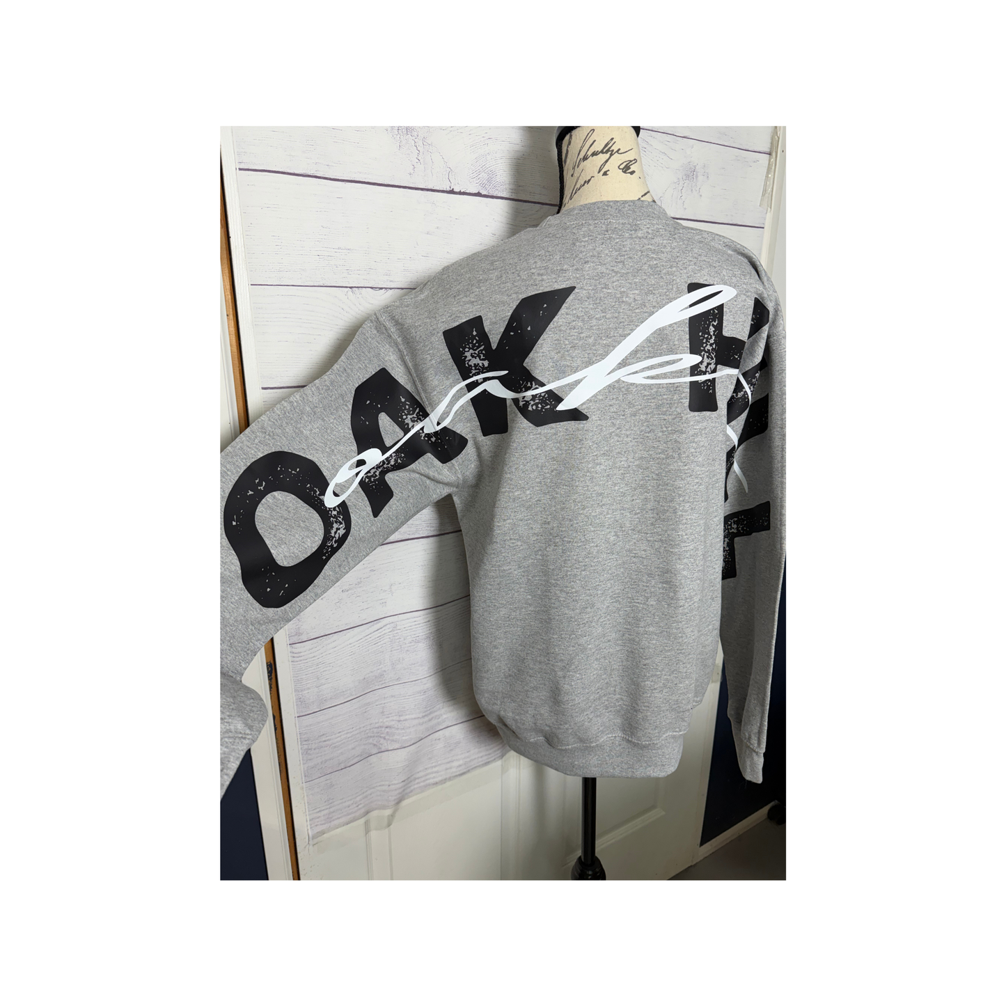Oak Hill Oversized Print Crewneck