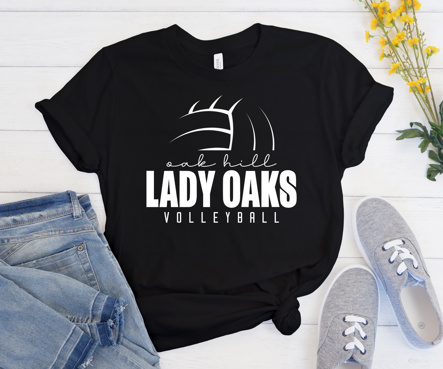 Lady Oaks Volleyball - Set Point Tee