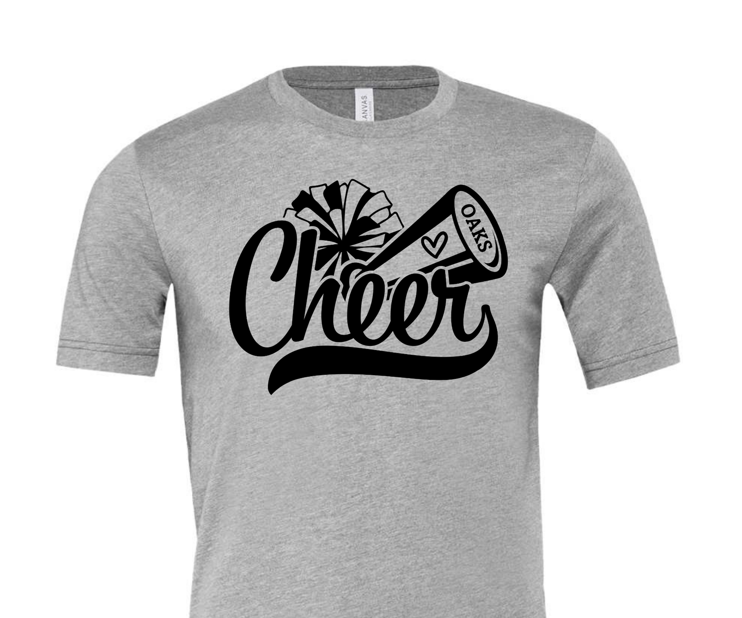 Oaks Cheer Megaphone Tee