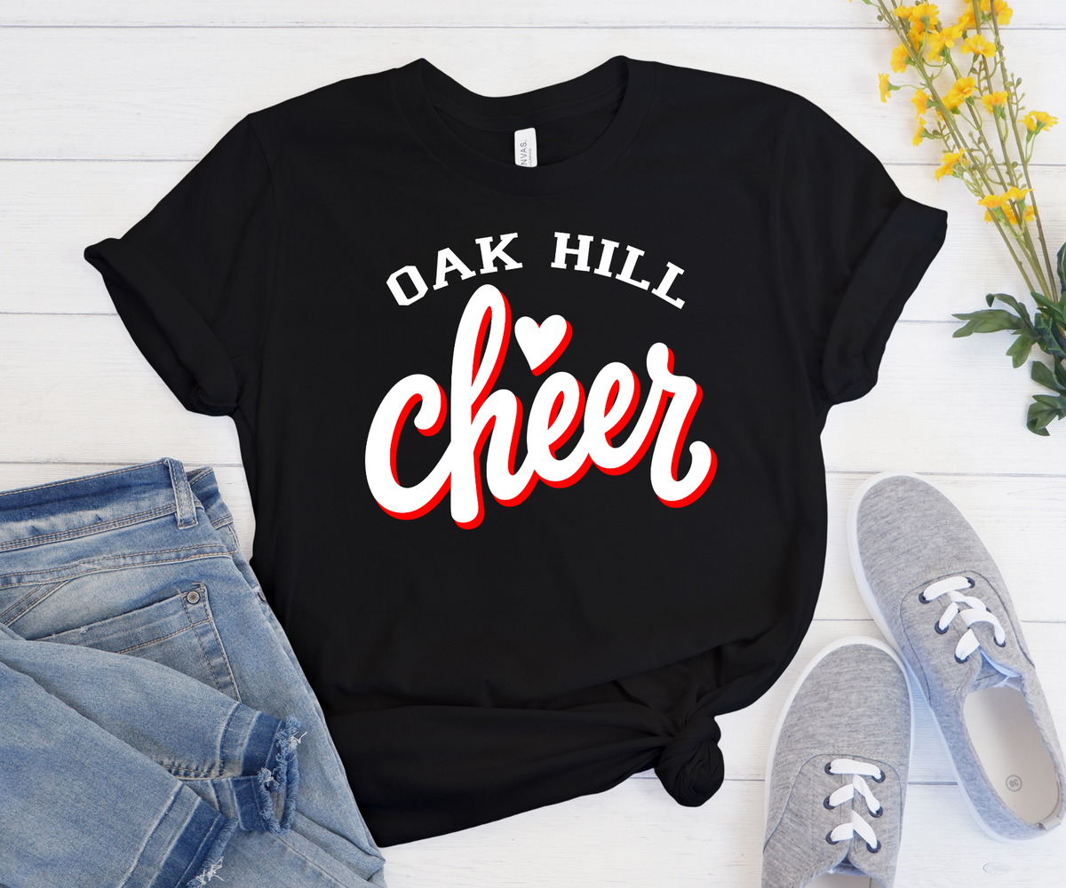 Oaks Sweetheart Cheer Tee