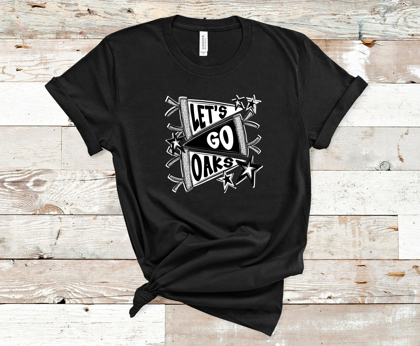 "Let's Go Oaks" Spirit Tee  - Adult