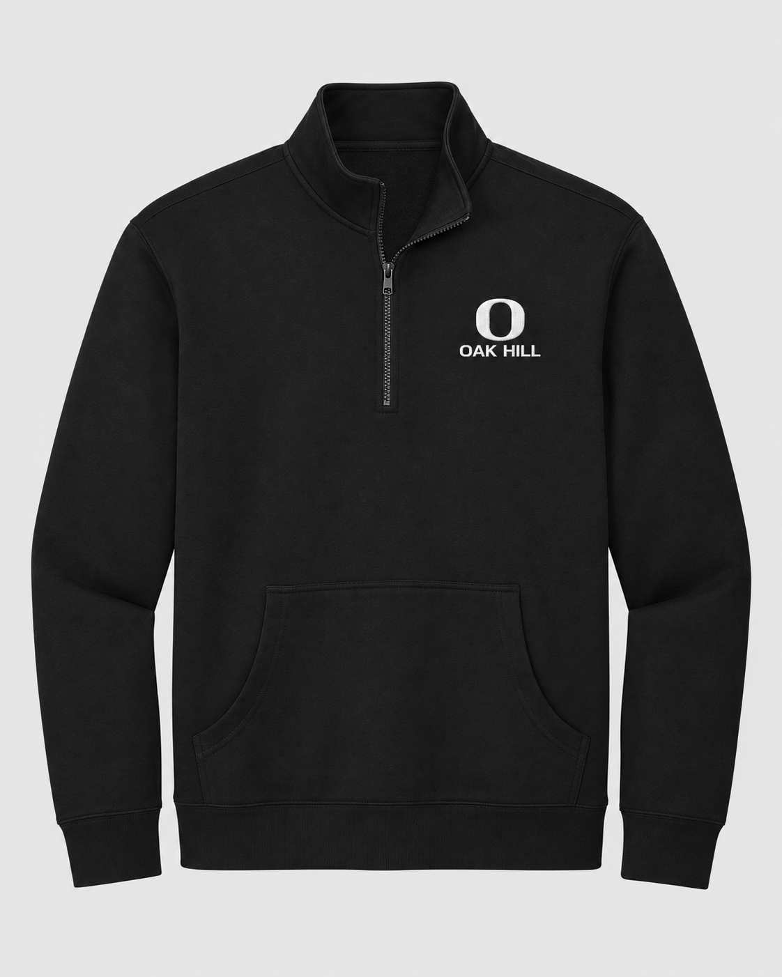 Oak Hill Embroidered 1/4 Zip - Kangaroo Pocket