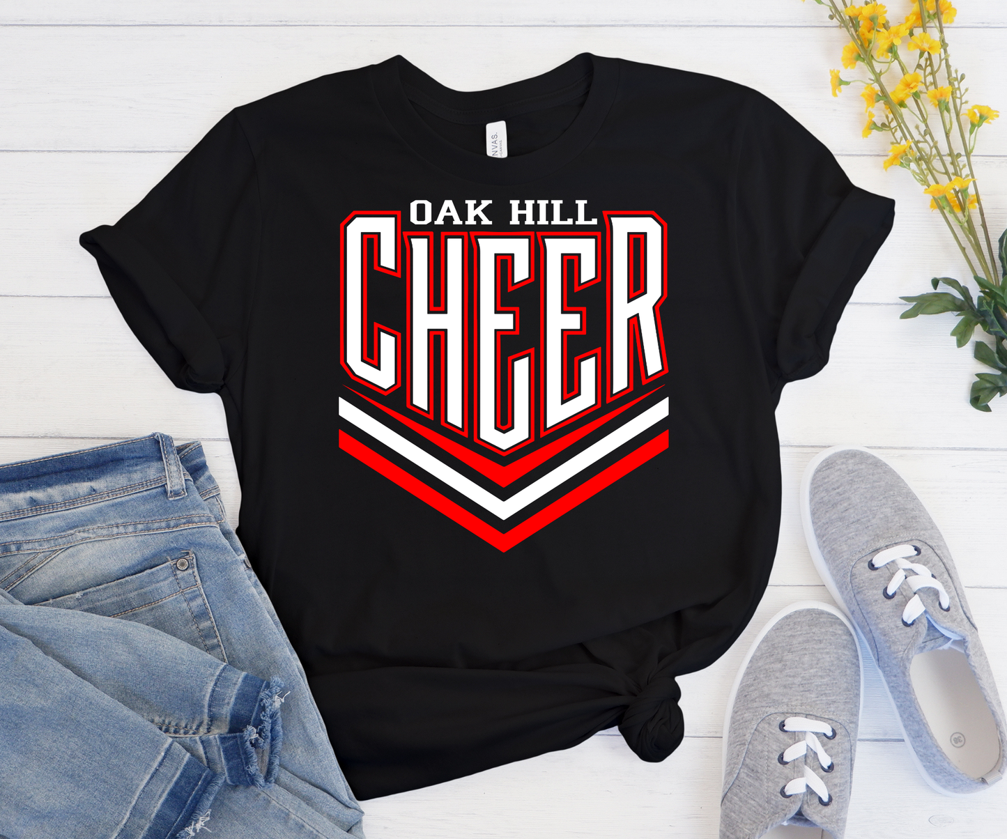 Oak Hill Cheer - Victory Chevron