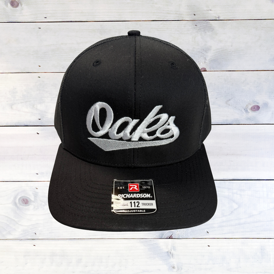 Oak Hill Oaks Script Logo Richardson 112 Hat