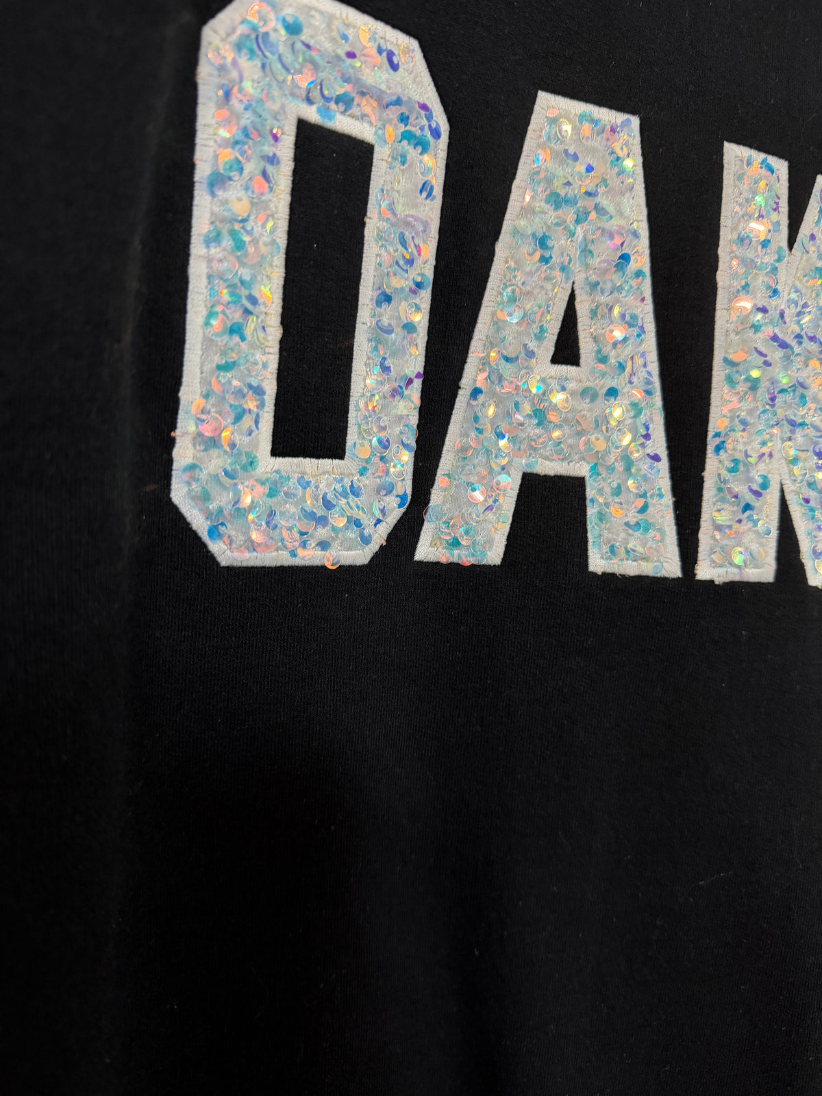 Oaks Sequin Appliqué Crewneck or Hoodie