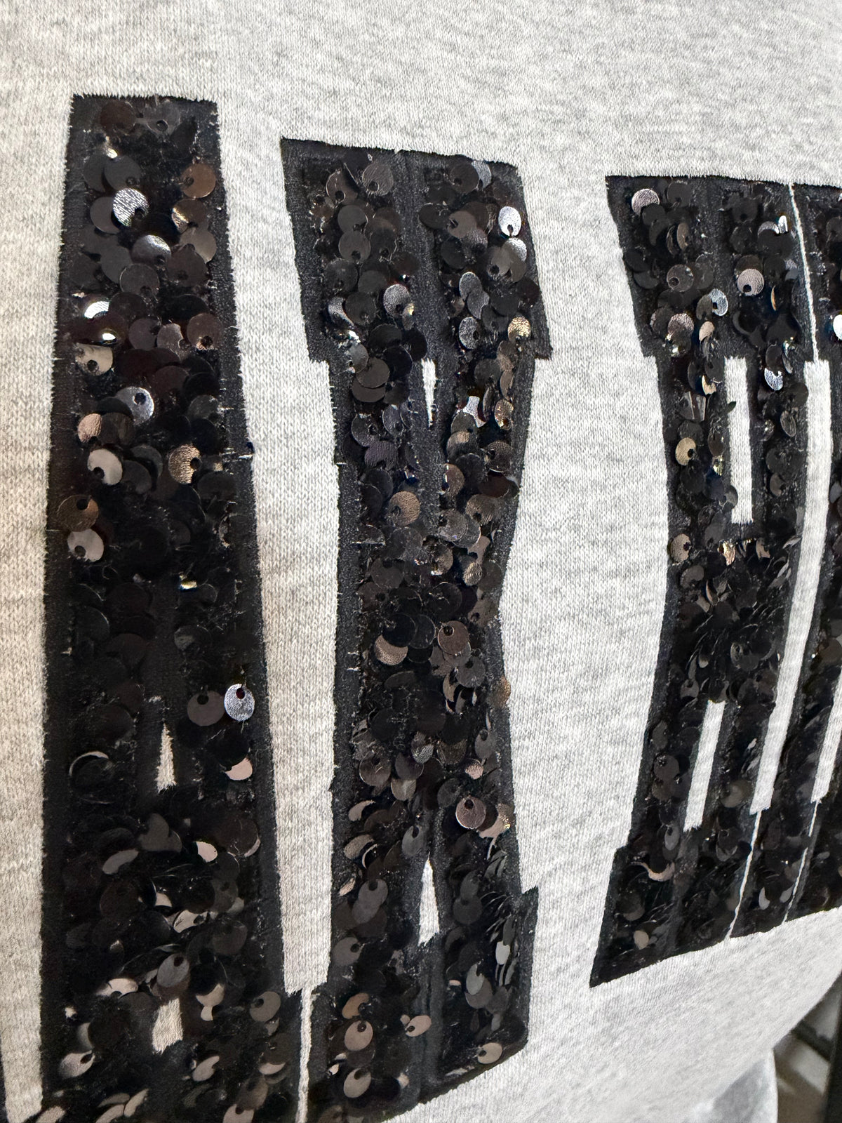 Oak Hill Sequin Appliqué Crewneck or Hoodie