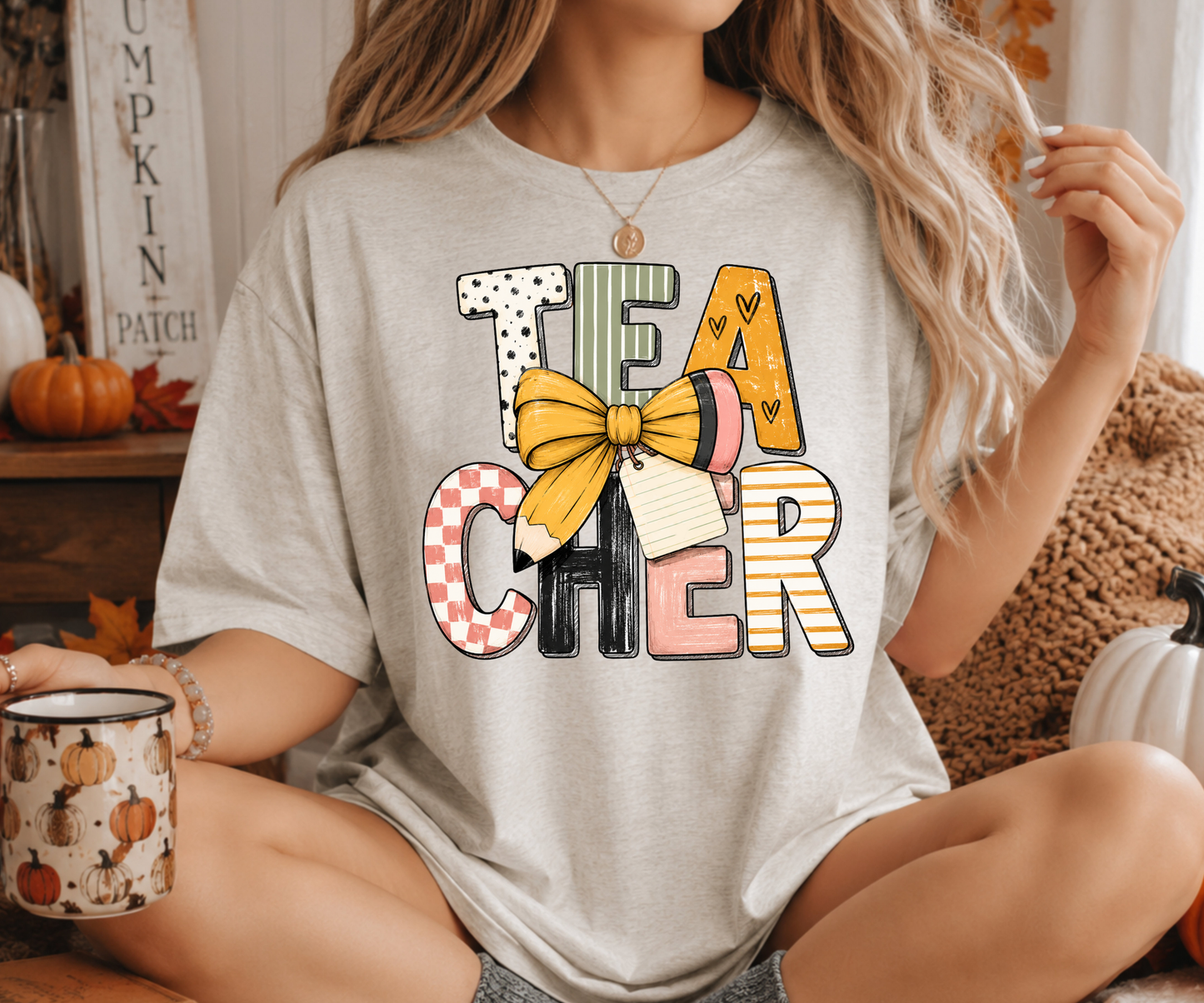 Teacher Bow Graphic Tee
