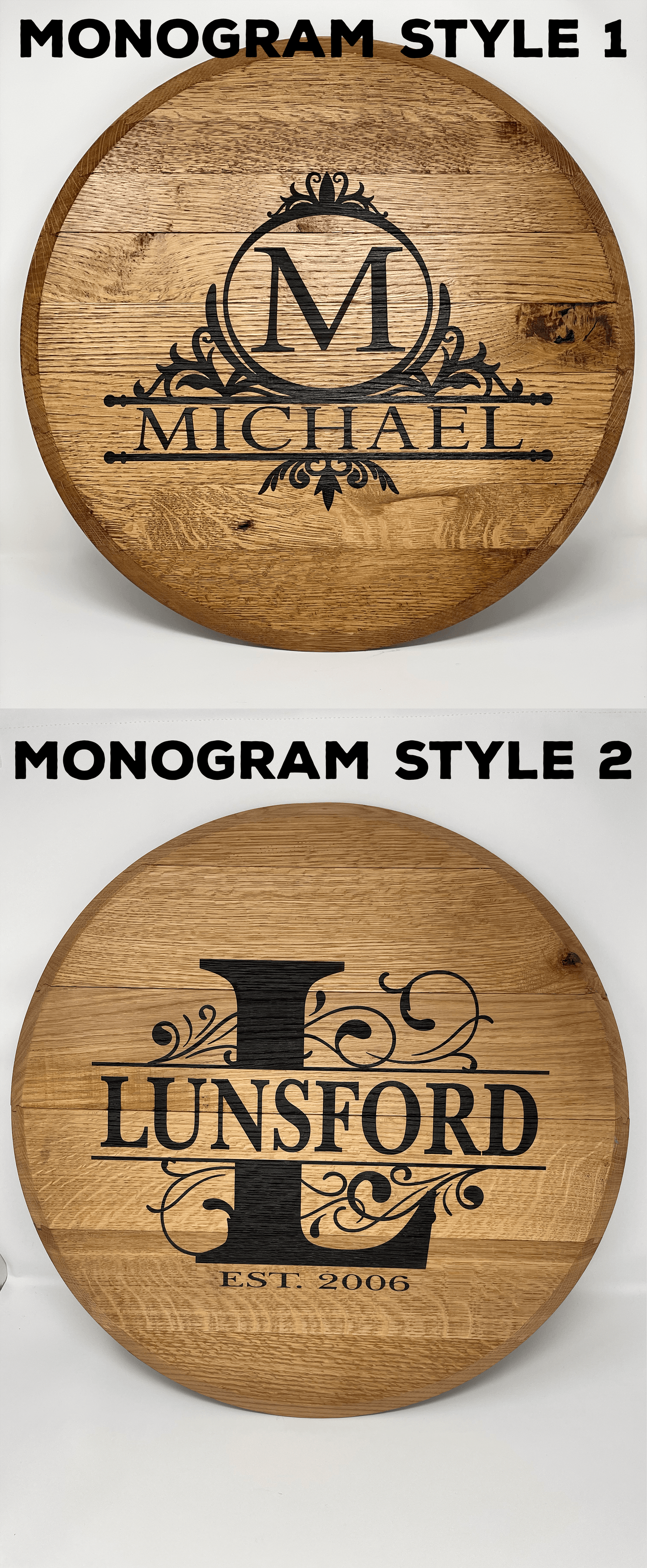 Barrel Head - Personalized